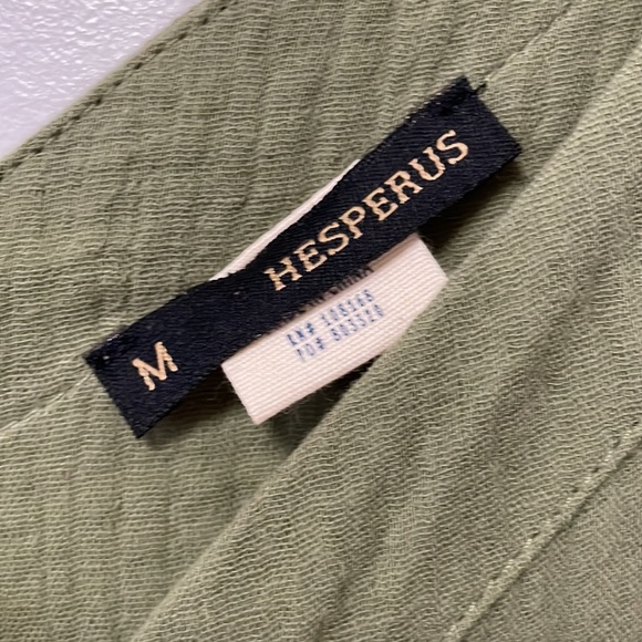 Dark Green Button Down Dress - Picture 2 of 2